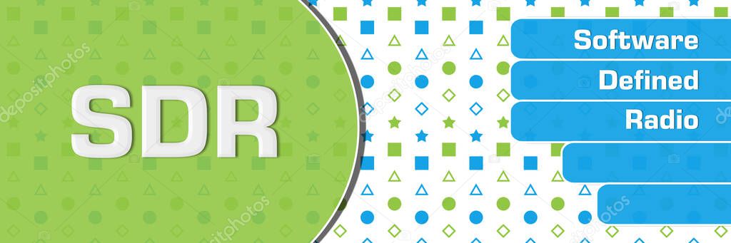 Ecrã com cascata espectral de um SDR